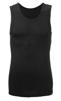 CAMISA SIN MANGAS DE ALGODÓN Y SEDA, TEJIDO LIGERO, AJUSTE REGULAR