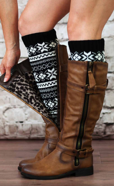 CRYSTAL LEG WARMER
