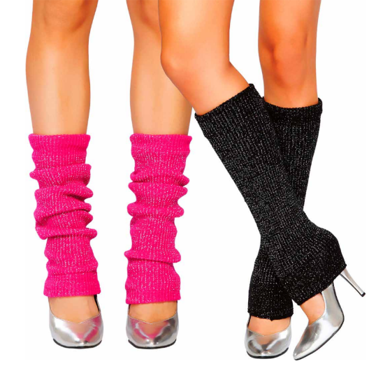 DISCO FEVER LEG WARMER ALPACA LUREX MEDIUM GAUGE