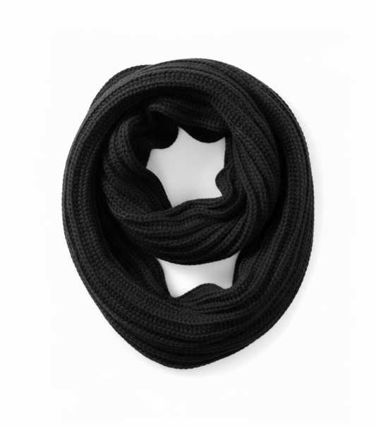 Infinity Rib Alpaca Scarf – Heavy Gauge Elegance