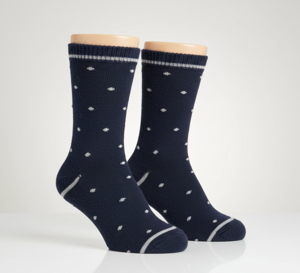 Alpaca Micro Dots Socks – Fine Knit Luxury Wholesale – Lightweight Unisex