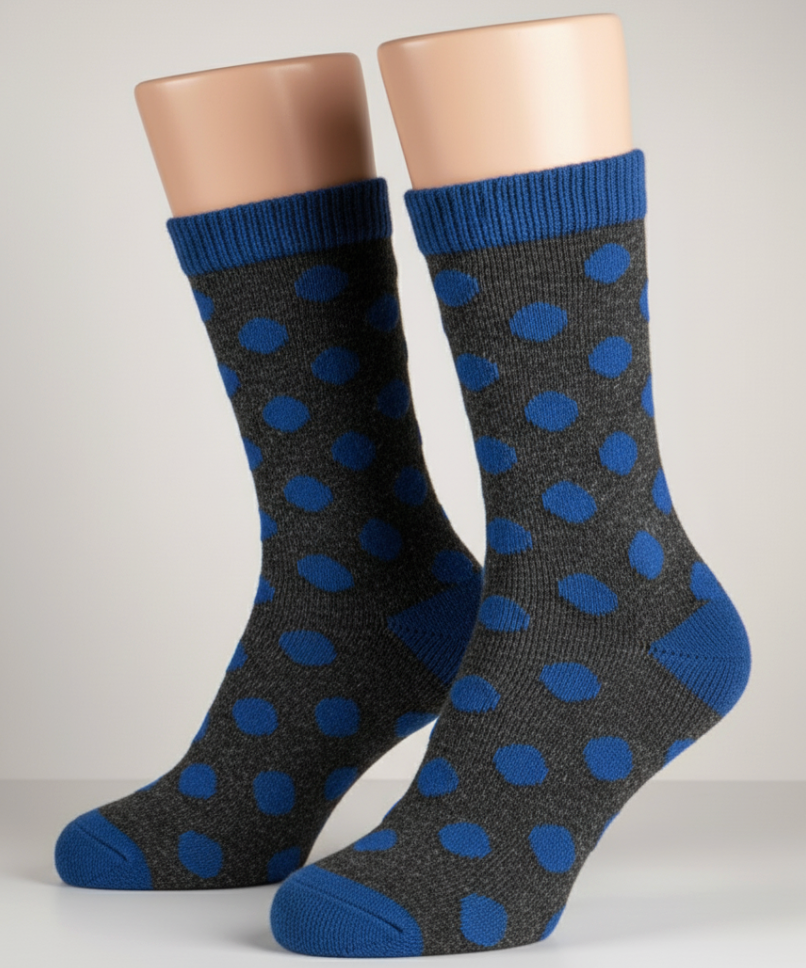 Alpaca Dots Socks – Fine Knit Wholesale – Lightweight Unisex