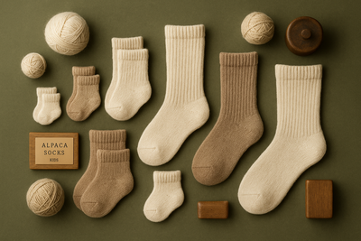 Kids alpaca socks wholesale children