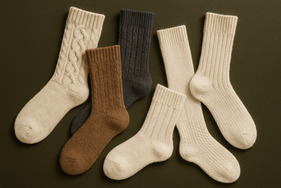 Wholesale alpaca crew socks for bulk orders