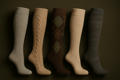 Premium knee-high alpaca socks wholesale