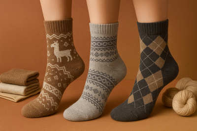 Medium weight alpaca socks bulk