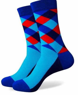 Diagonal Stripes Crew socks