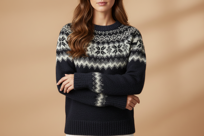Alpaca Fair Isle Women’s Sweater – Wholesale