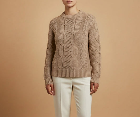 Alpaca Heritage Pattern Women’s Sweater – Wholesale