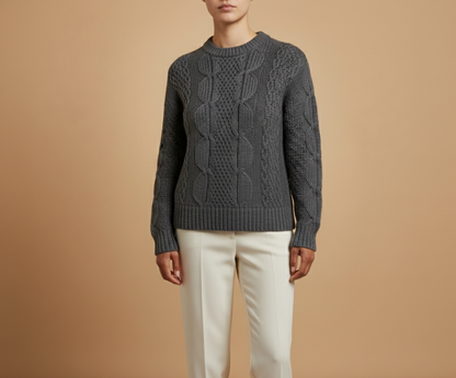 Alpaca Heritage Pattern Women’s Sweater – Wholesale