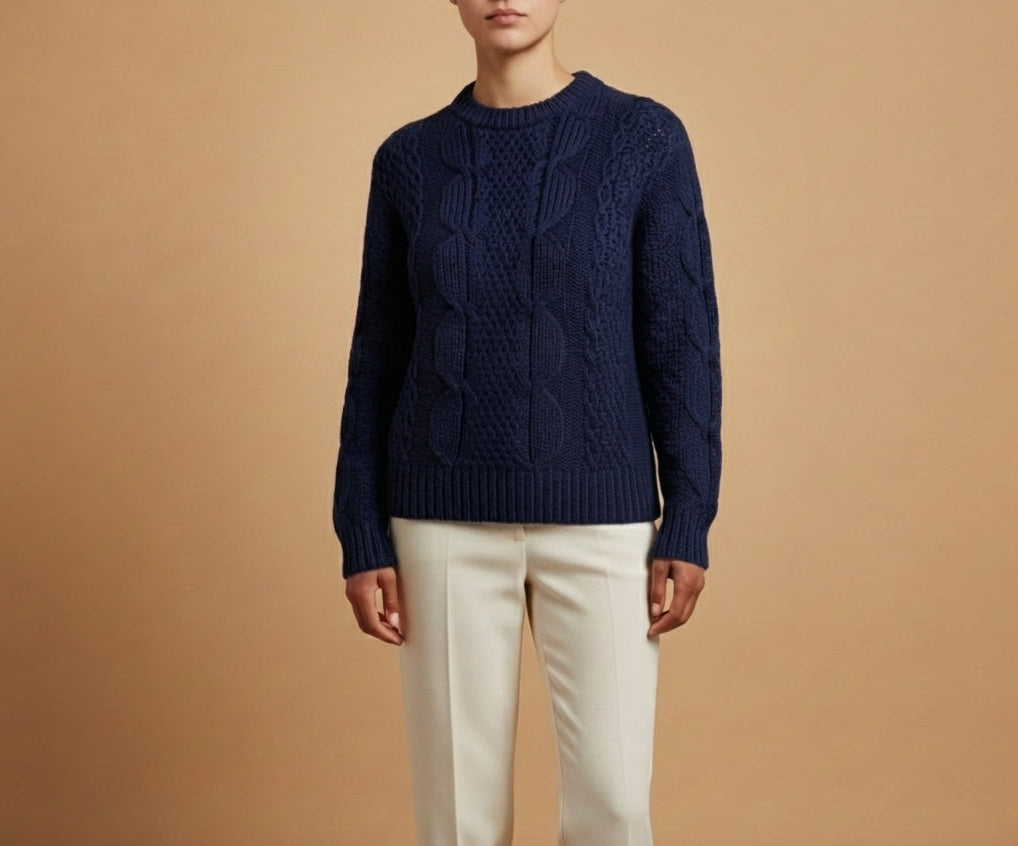 Alpaca Heritage Pattern Women’s Sweater – Wholesale