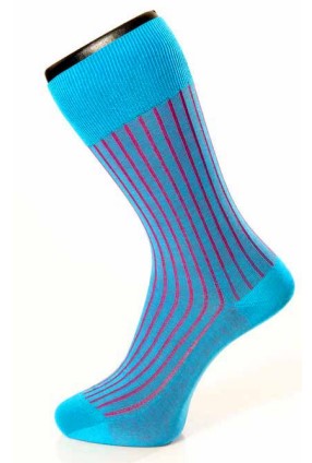 Striped alpaca men’s socks wholesale crew style