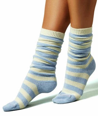 Wholesale alpaca women’s cashmere crew socks medium gauge black