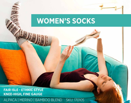 ALPACA KNEE-HIGH SOCKS 