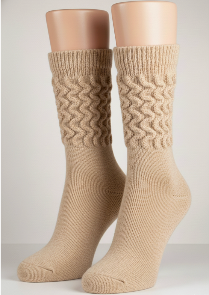 Alpaca Therapeutic Socks – Gentle Elastic Comfort – Wholesale  – Medium Weight Unisex