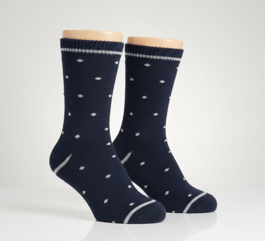 Alpaca Micro Dots Socks – Fine Knit Luxury Wholesale – Lightweight Unisex