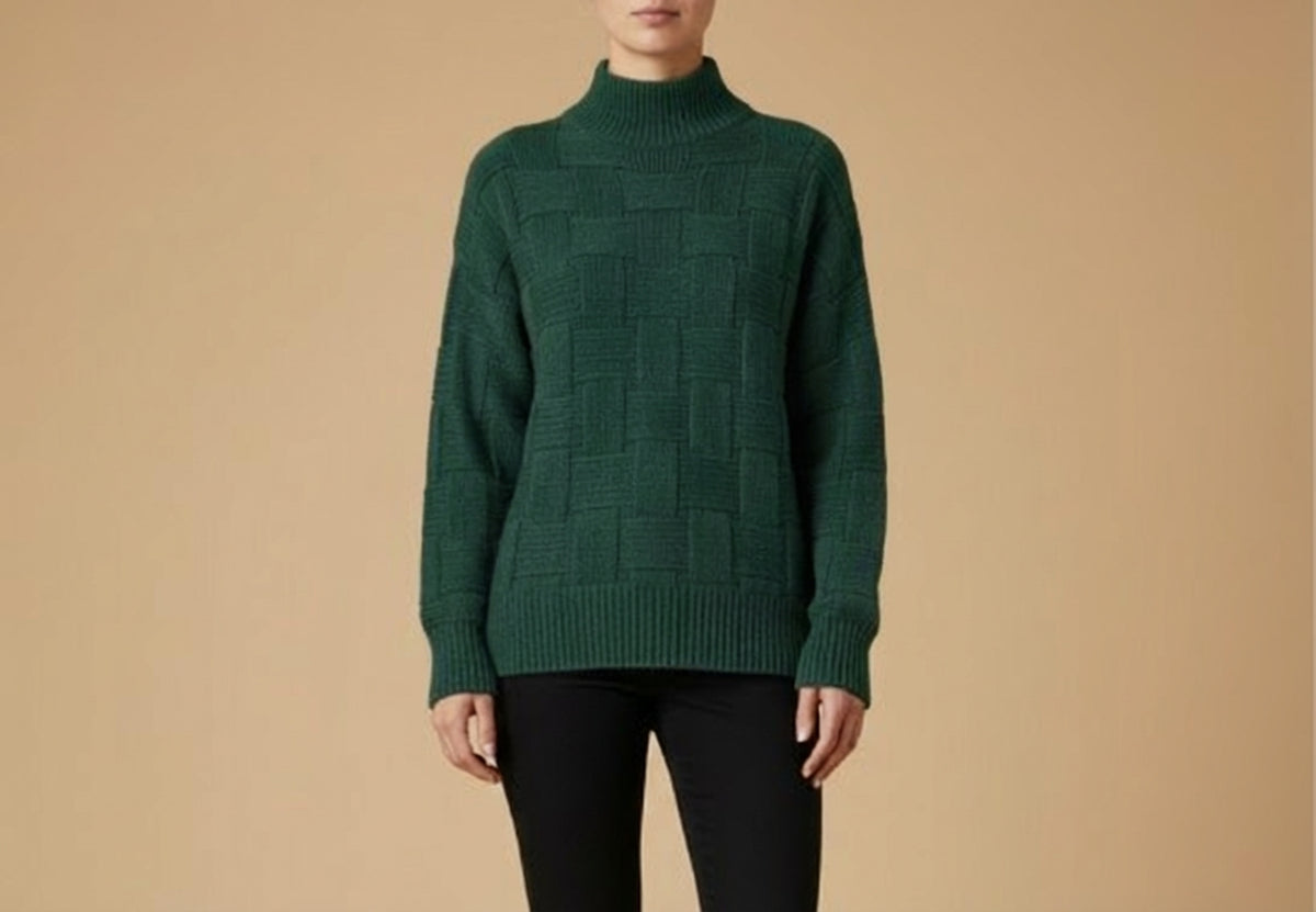 Alpaca Decorative Knit Women’s Sweater – Wholesale
