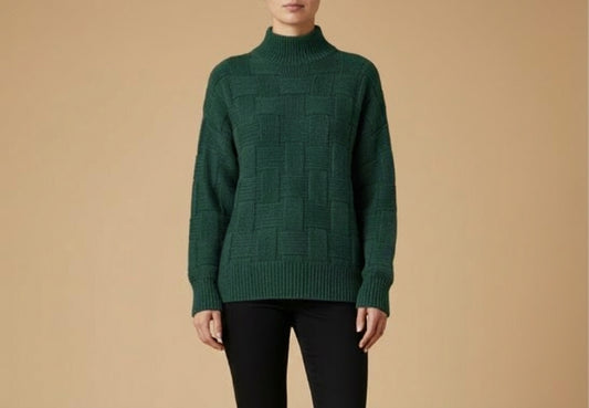 Alpaca Decorative Knit Women’s Sweater – Wholesale
