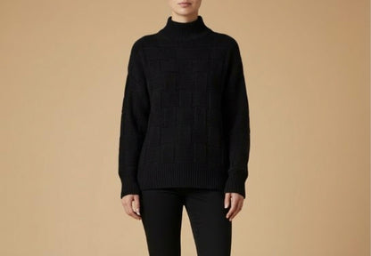 Alpaca Decorative Knit Women’s Sweater – Wholesale