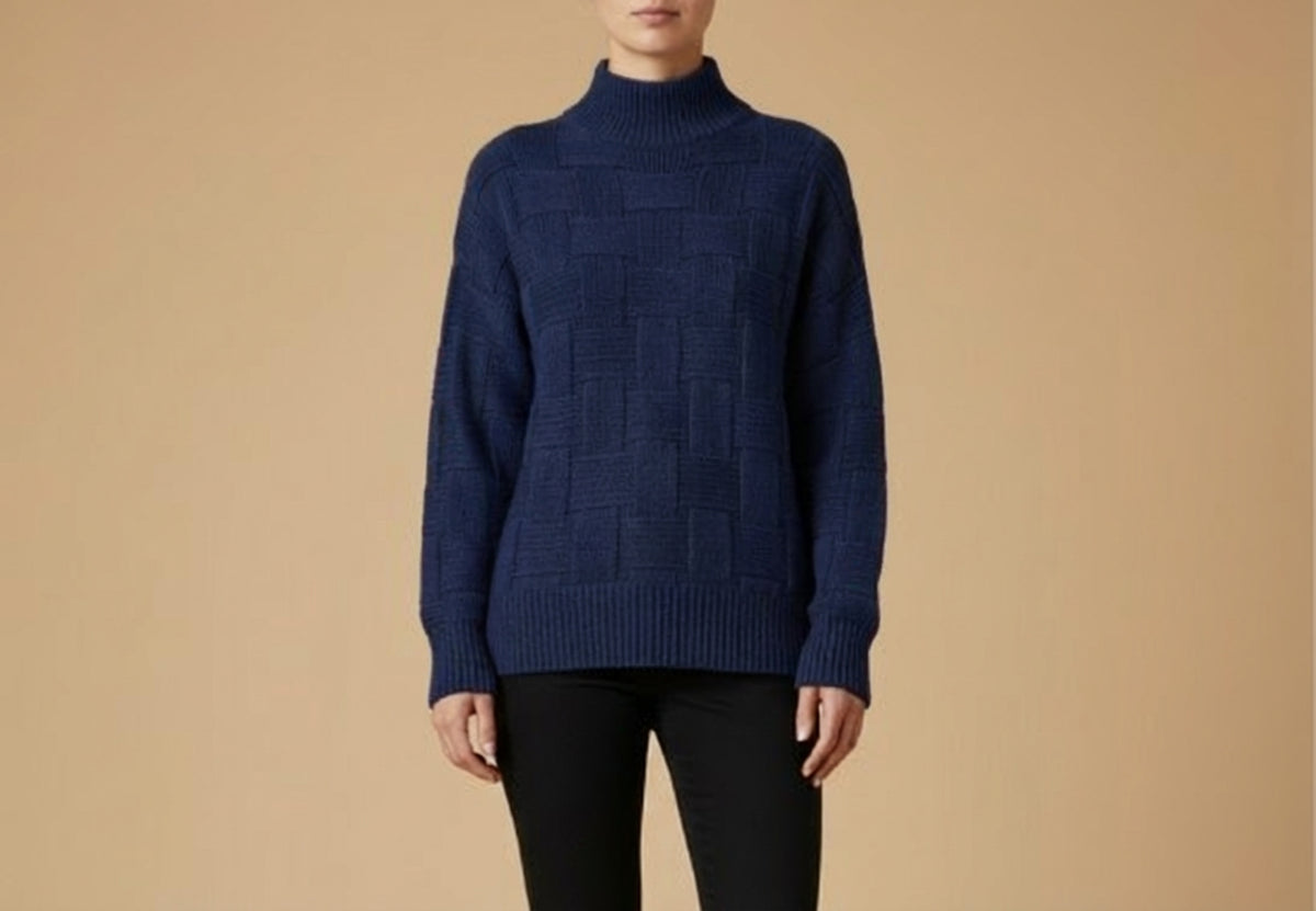 Alpaca Decorative Knit Women’s Sweater – Wholesale