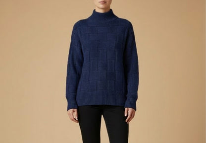 Alpaca Decorative Knit Women’s Sweater – Wholesale