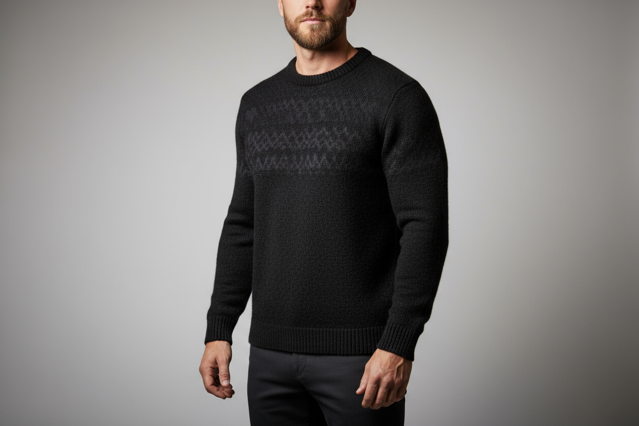 it must look realistic, for men in a modern design