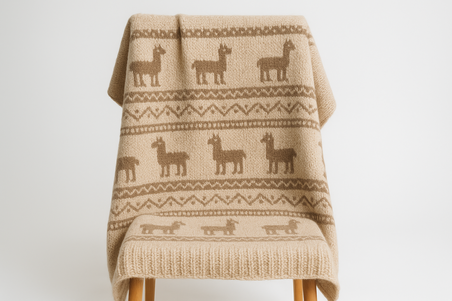 it must look realistic, it needs to be knitted