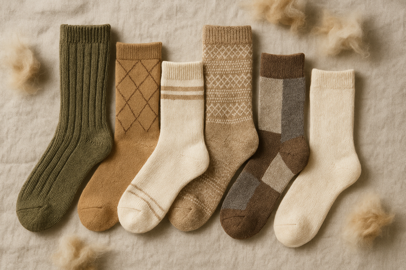 It no looks realistic
Each sock must be different between the other