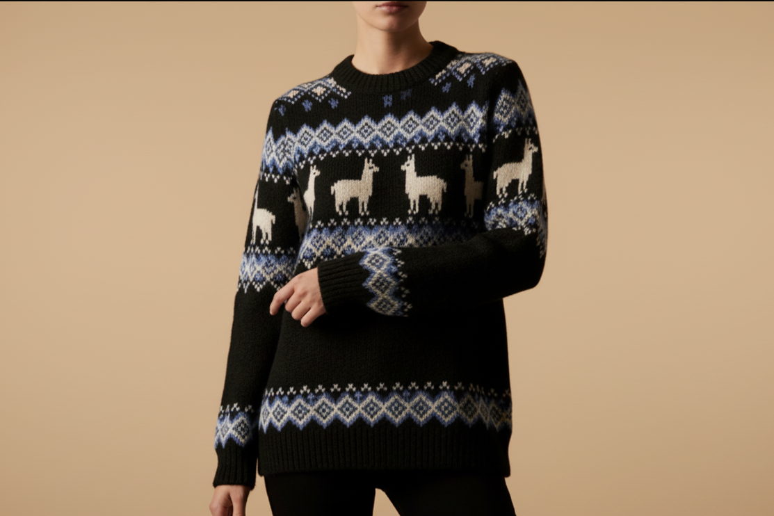 sweater_-pattern_-_women_-  baby_-alpaca-black