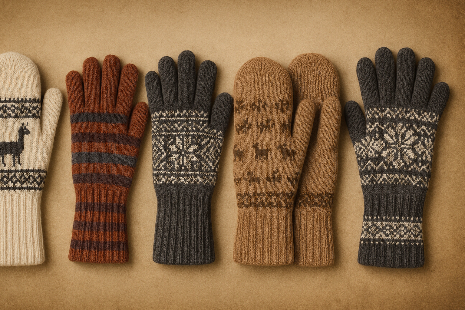 the alpaca of the mitten must be a little bit reduced